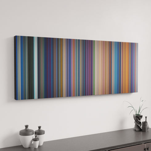 The Little Mermaid canvas art in modern interior - movie color palette