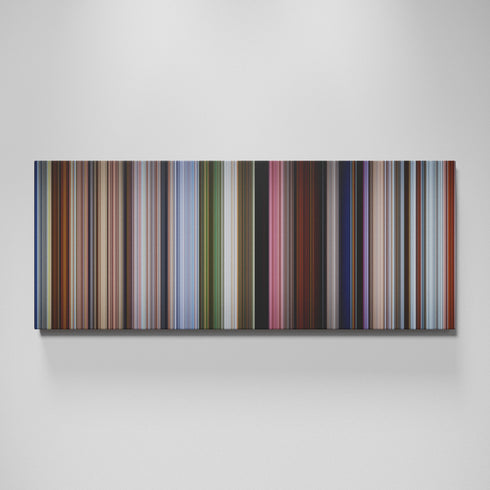 Up movie canvas wall art - color palette print