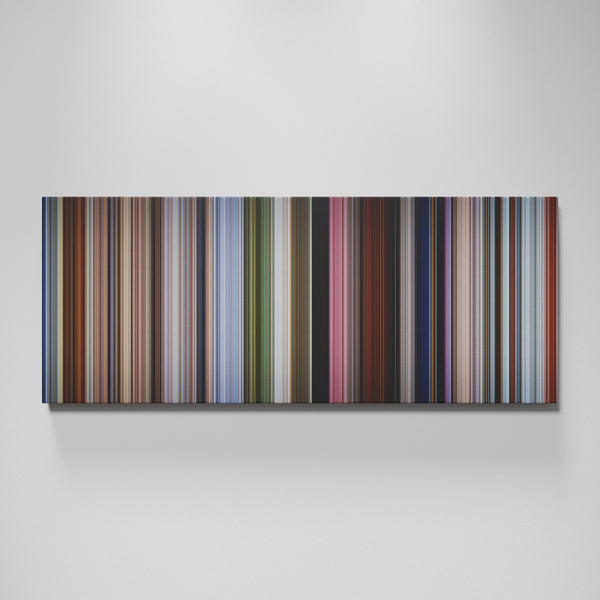 Up movie canvas wall art - color palette print
