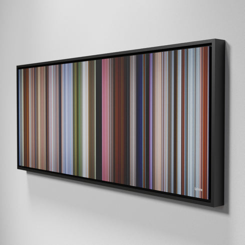 Side view of Framed Buff's of Up Frome on the wall