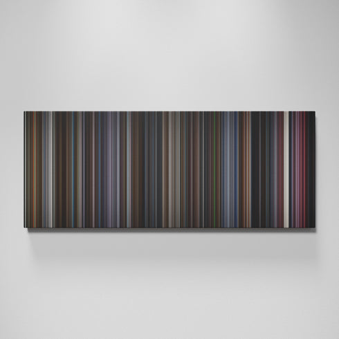 Scott Pilgrim vs the World movie canvas wall art - color palette print