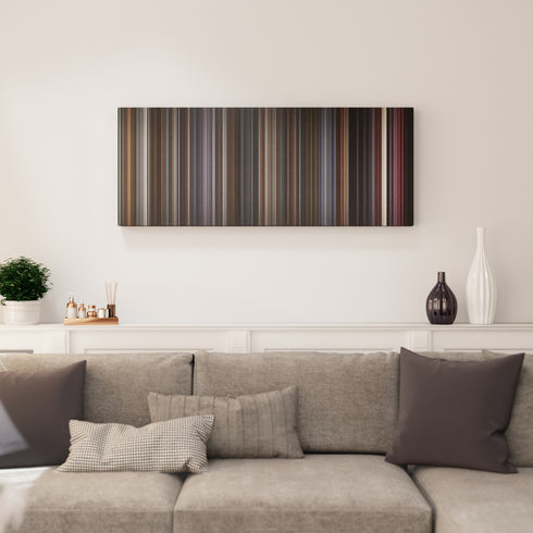 Scott Pilgrim vs the World canvas print in living room - film wall decor