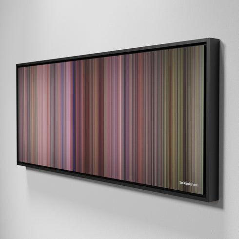 Side view of Framed Buff's of Steel Magnolias Frome on the wall