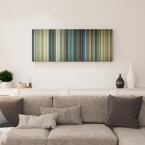 Transformers canvas print in living room - film wall decor