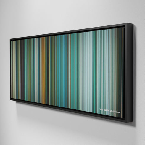 Side view of Framed Buff's of Teenage Mutant Ninja Turtles Frome on the wall