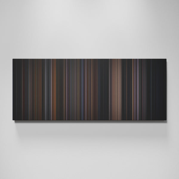 Batman movie canvas wall art - color palette print