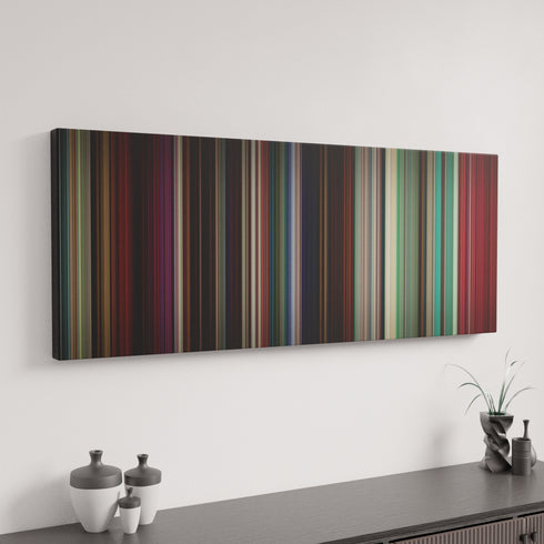 Dirty Dancing canvas art in modern interior - movie color palette