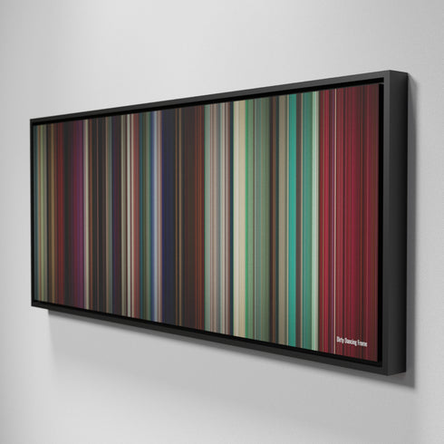 Side view of Framed Buff's of Dirty Dancing Frome on the wall