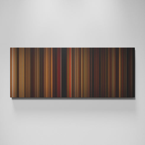 Gone with the Wind movie canvas wall art - color palette print