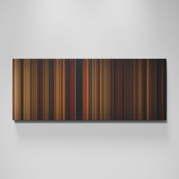 Gone with the Wind movie canvas wall art - color palette print