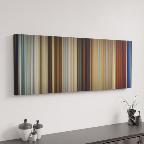 Mamma Mia! canvas art in modern interior - movie color palette