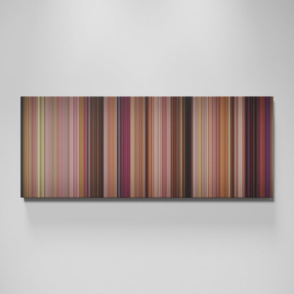 Mean Girls movie canvas wall art - color palette print