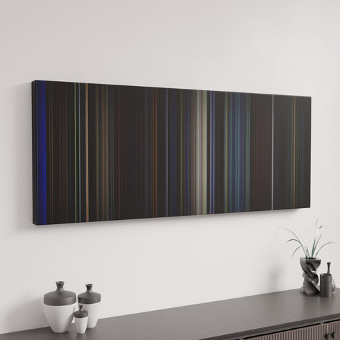 Star Trek: First Contact canvas art in modern interior - movie color palette