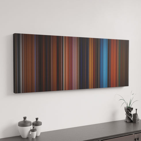 The Phantom of the Opera canvas art in modern interior - movie color palette