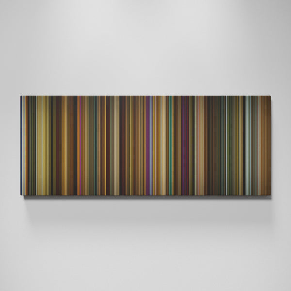 Across the Universe movie canvas wall art - color palette print