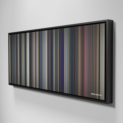 Side view of Framed Buff's of Avengers: Endgame Frome on the wall