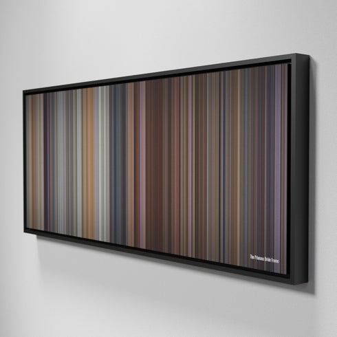 Side view of Framed Buff's of The Princess Bride Frome on the wall