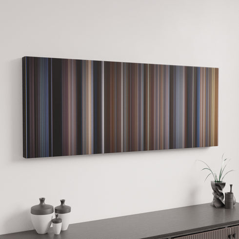 The Shawshank Redemption canvas art in modern interior - movie color palette