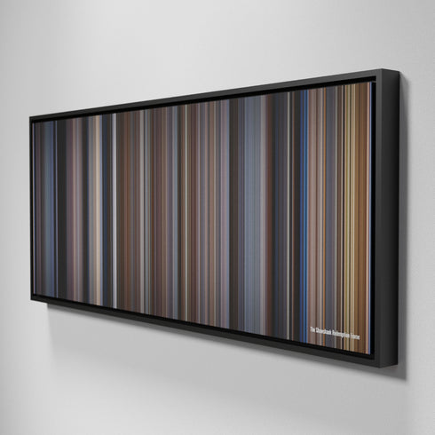 Side view of Framed Buff's of The Shawshank Redemption Frome on the wall