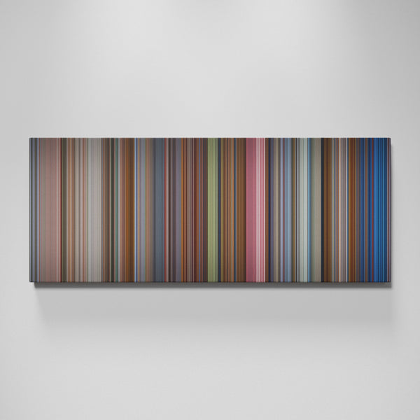 The Shining movie canvas wall art - color palette print