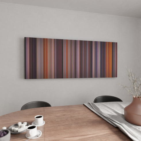 Backdraft canvas wall art in kitchen - movie decor