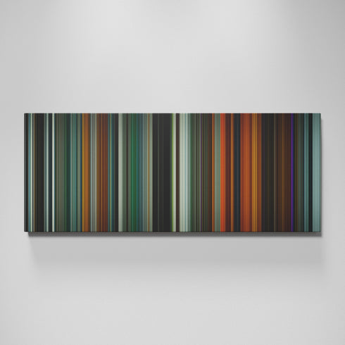 Blade Runner 2049 movie canvas wall art - color palette print