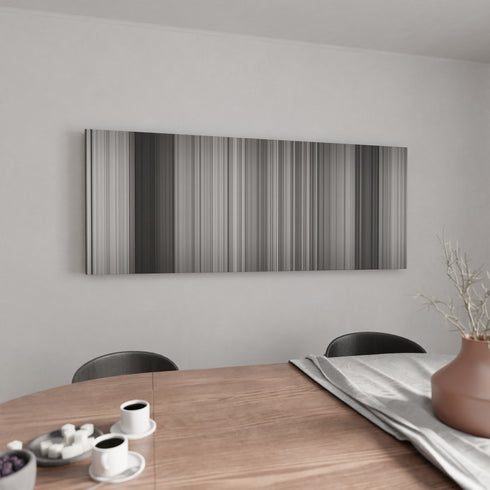 Kitchen with City Lights Frome on the wall