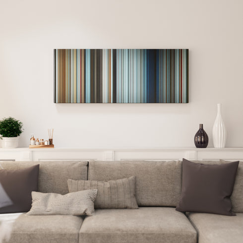 Everest canvas print in living room - film wall decor