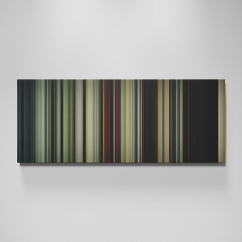 It movie canvas wall art - color palette print
