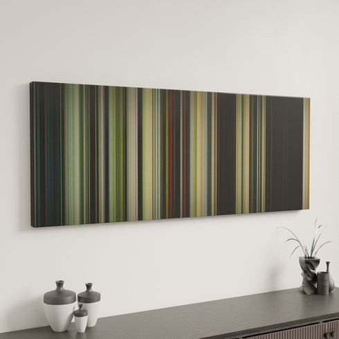 It canvas art in modern interior - movie color palette