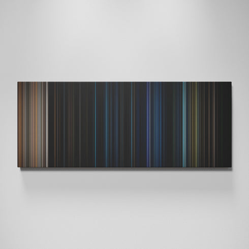 Quarantine movie canvas wall art - color palette print