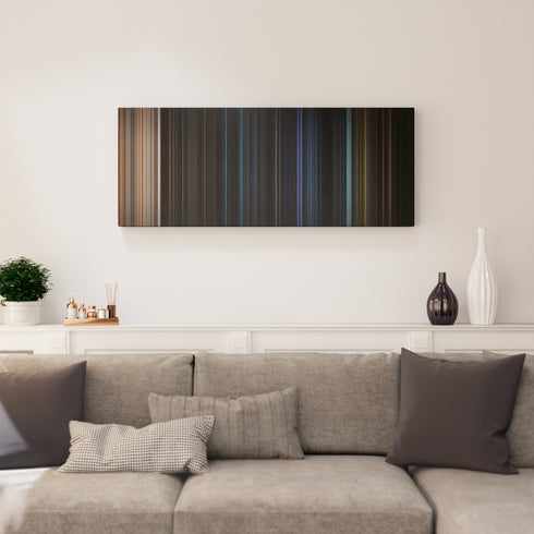 Living room interior with Quarantine Frome on the wall