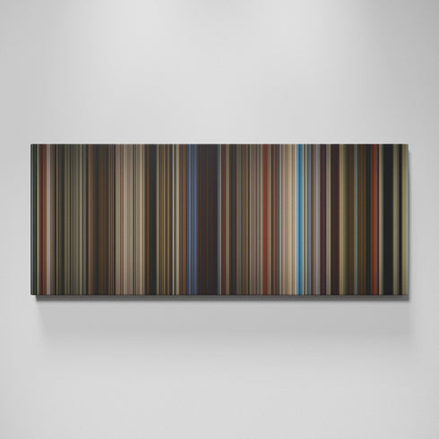 Rocketman movie canvas wall art - color palette print