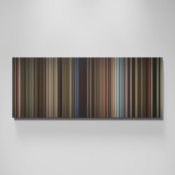 Rocketman movie canvas wall art - color palette print