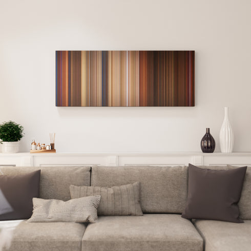 Living room interior with The Birdcage Frome on the wall