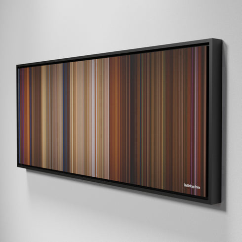 Side view of Framed Buff's of The Birdcage Frome on the wall