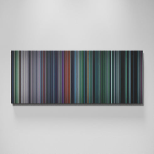 The Hunger Games movie canvas wall art - color palette print