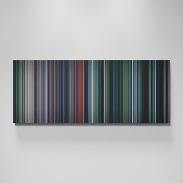The Hunger Games movie canvas wall art - color palette print