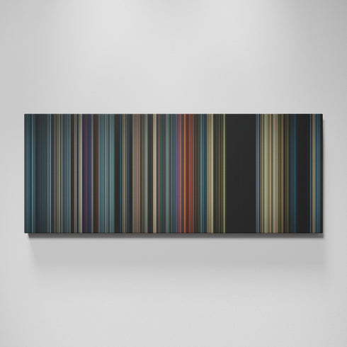 The Hunger Games: Catching Fire movie canvas wall art - color palette print