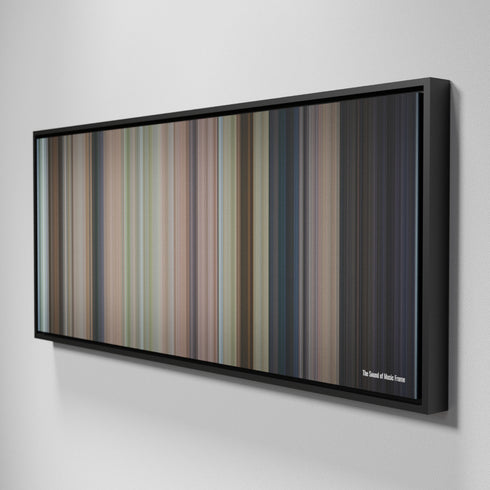 Side view of Framed Buff's of The Sound of Music Frome on the wall