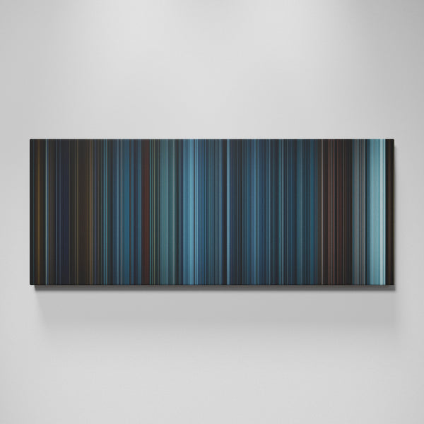 TRON: Legacy movie canvas wall art - color palette print