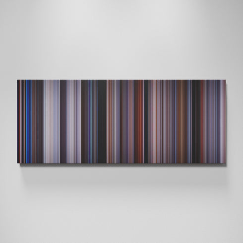 12 Monkeys movie canvas wall art - color palette print