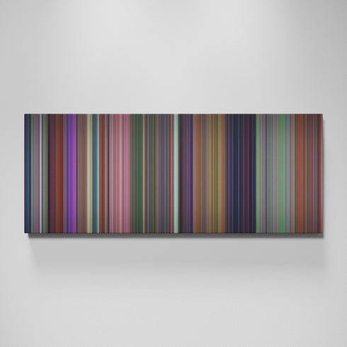 Alice in Wonderland movie canvas wall art - color palette print