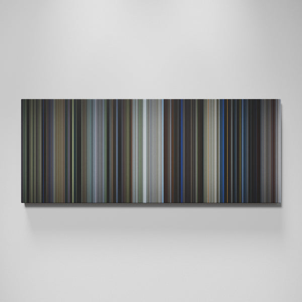 Braveheart movie canvas wall art - color palette print