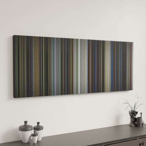 Braveheart canvas art in modern interior - movie color palette