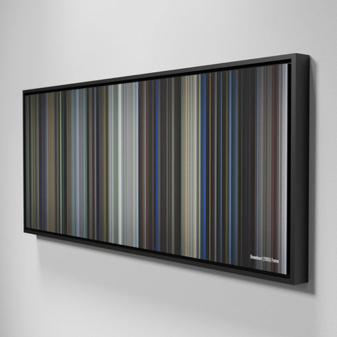 Side view of Framed Buff's of Braveheart Frome on the wall