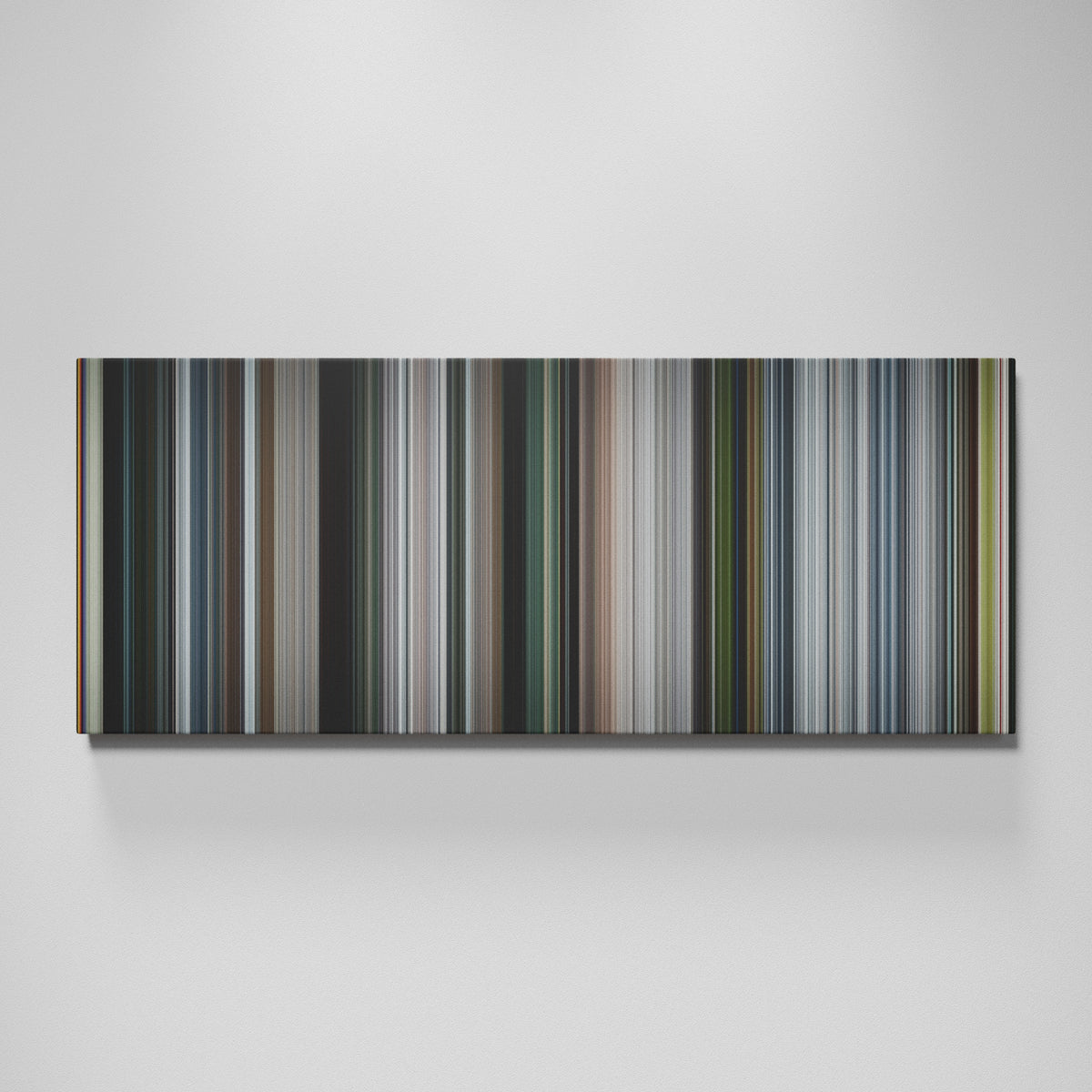 Captain America: The Winter Soldier movie canvas wall art - color palette print