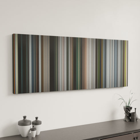 Captain America: The Winter Soldier canvas art in modern interior - movie color palette