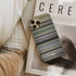 forrest gump Frome phone case next to interior items