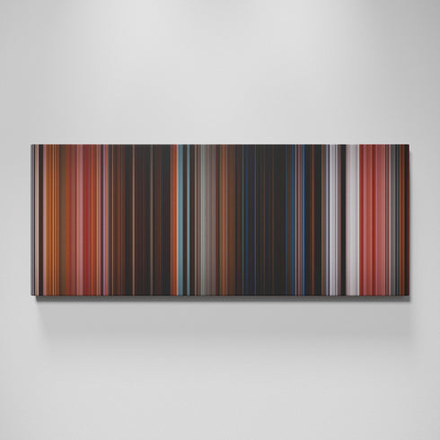 The Grand Budapest Hotel movie canvas wall art - color palette print